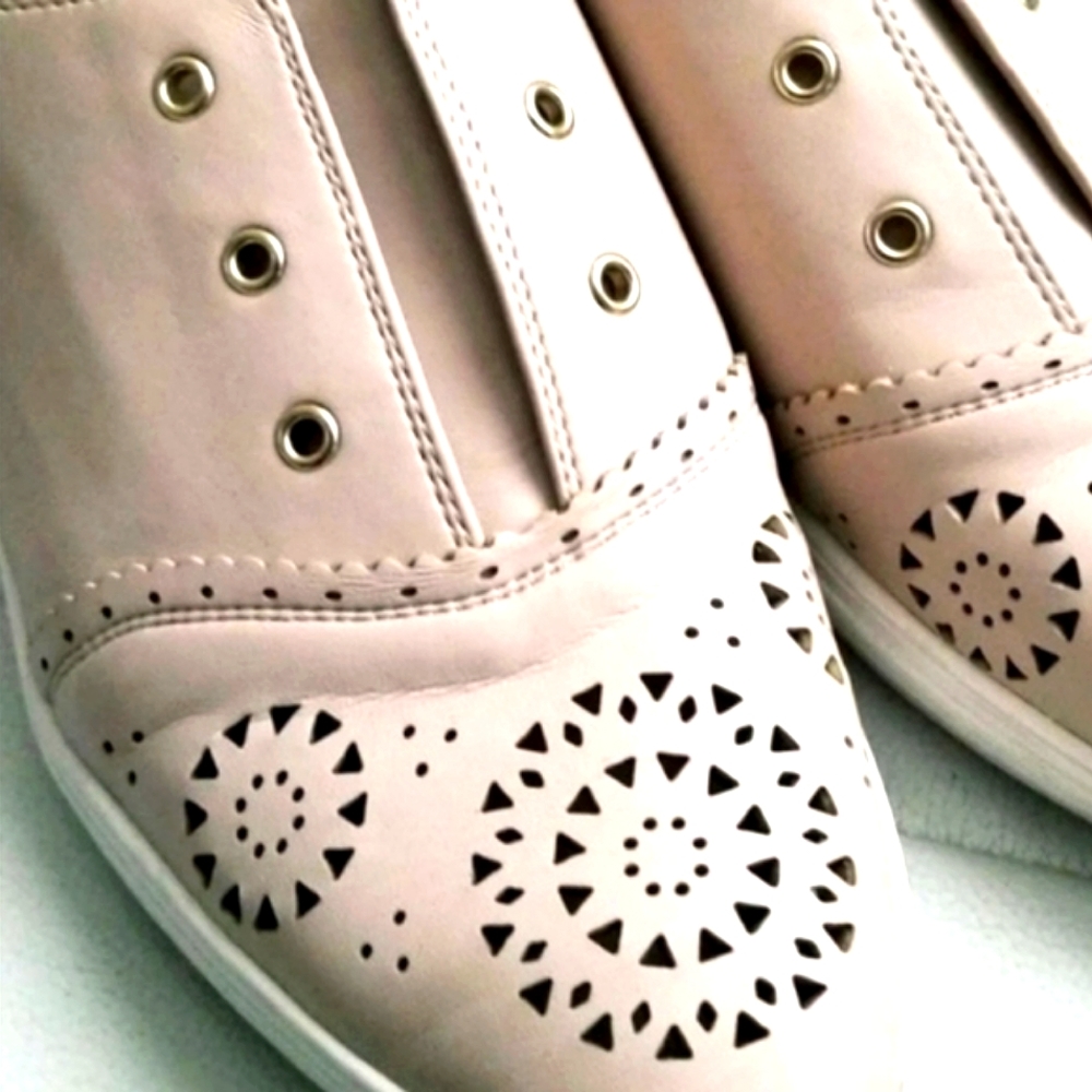 Nine West Cutout Slip-on Brogue Oxfords - Picture 5 of 5